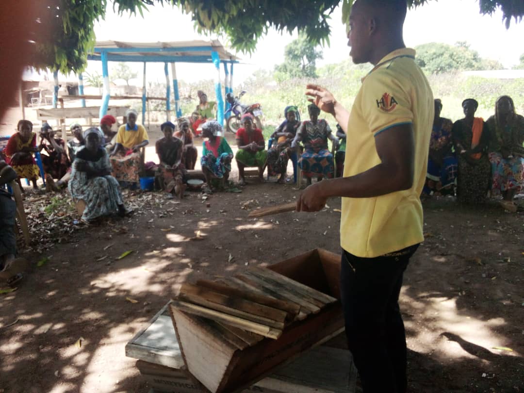 Seidu has been working with other local extensionists to provide basic instruction in a November 2019 training program.