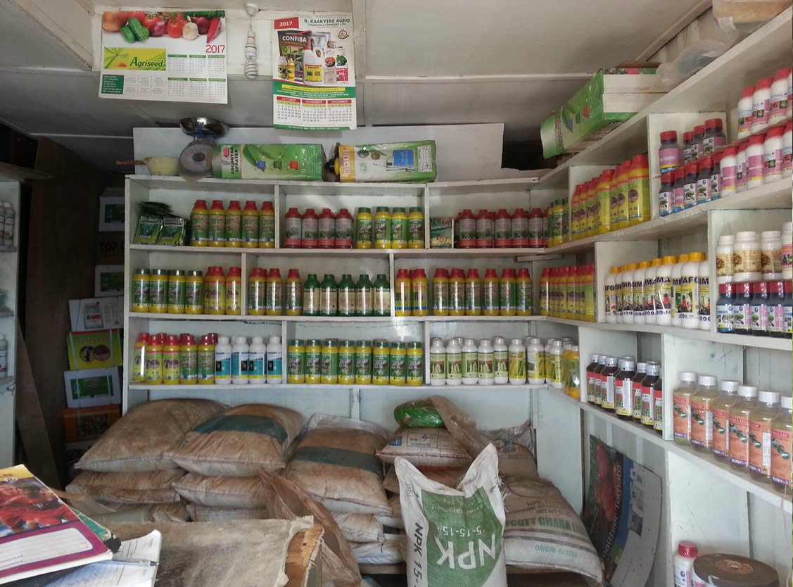 rural pesticide store